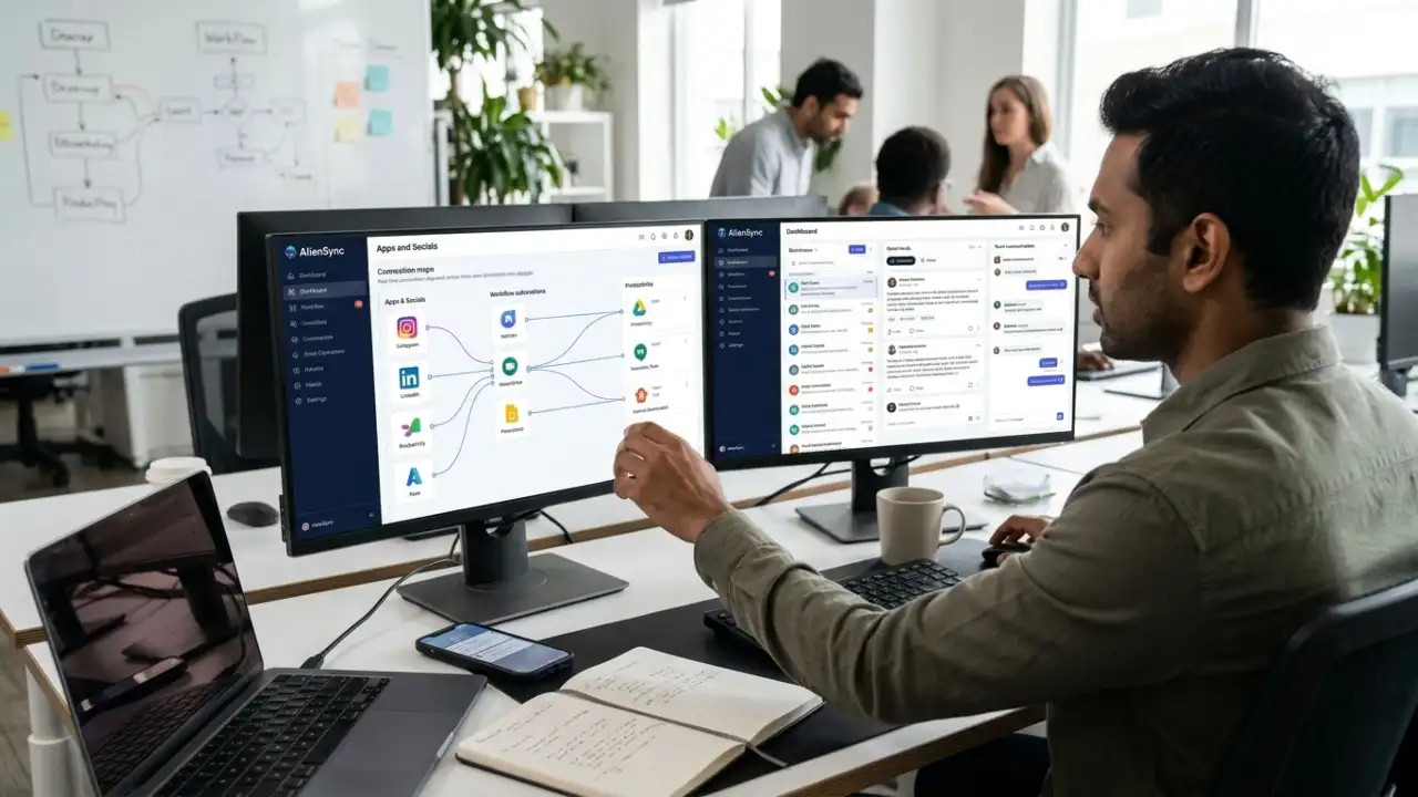 Apps and Socials AlienSync
